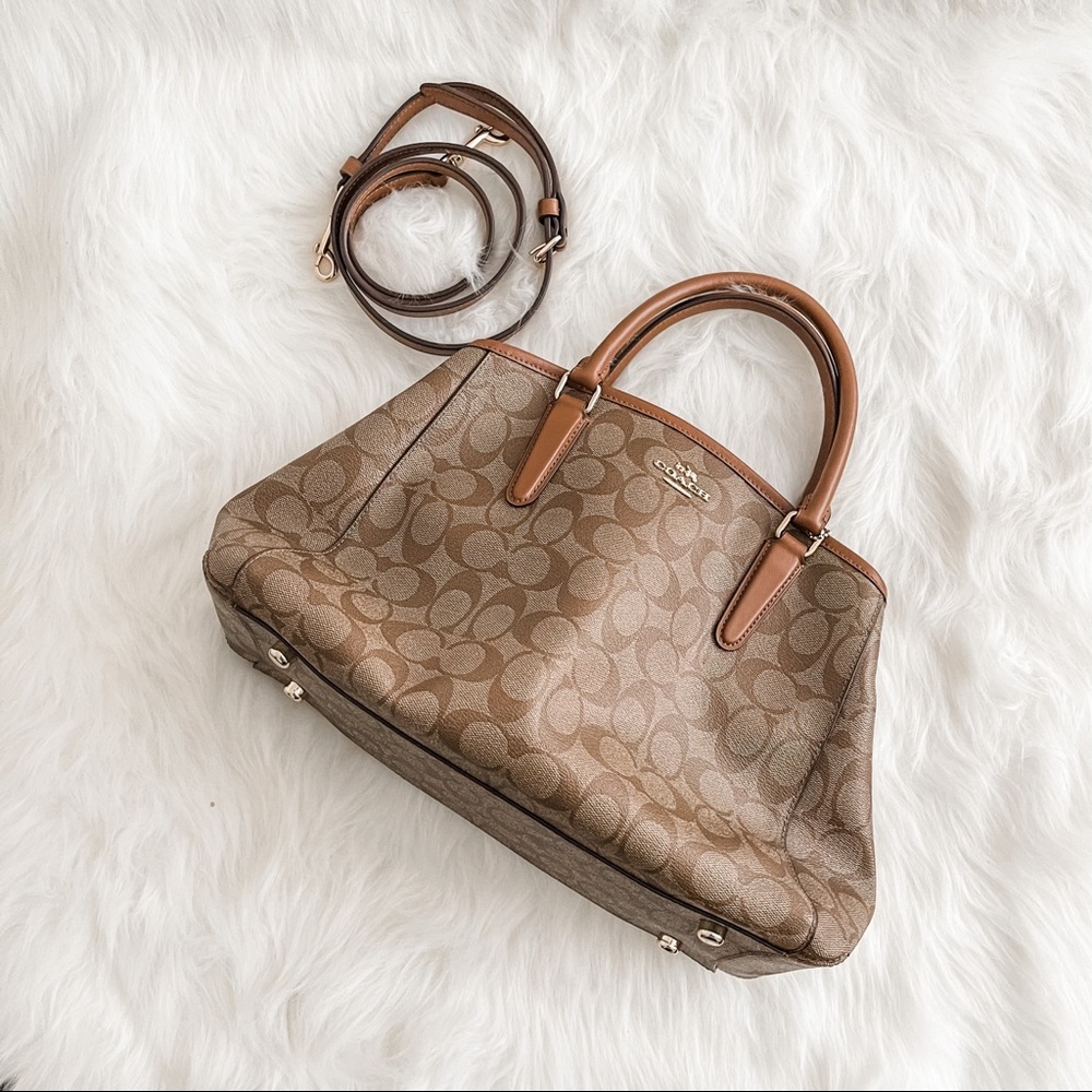 [coach] leather duffle